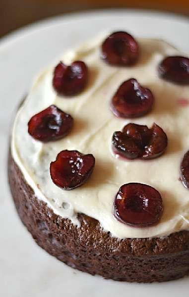 black forest cake recipe cherries